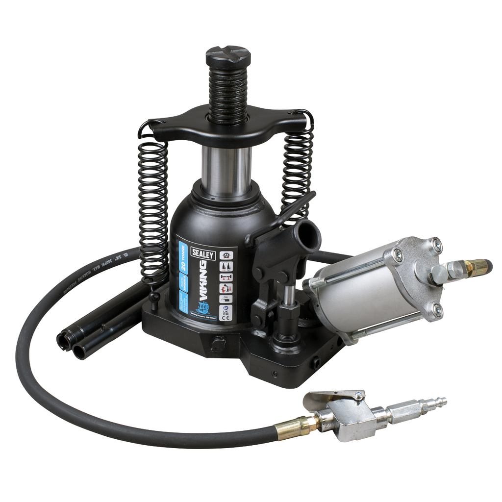 Sealey AM20SLE Viking Professional Manual/Air Hydraulic Bottle Jack, 20 Tonne Capacity