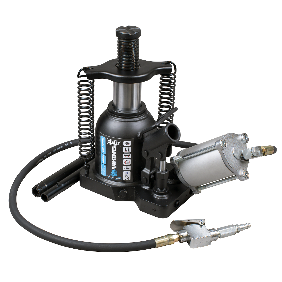 Sealey AM20SLE Viking Professional Manual/Air Hydraulic Bottle Jack, 20 Tonne Capacity
