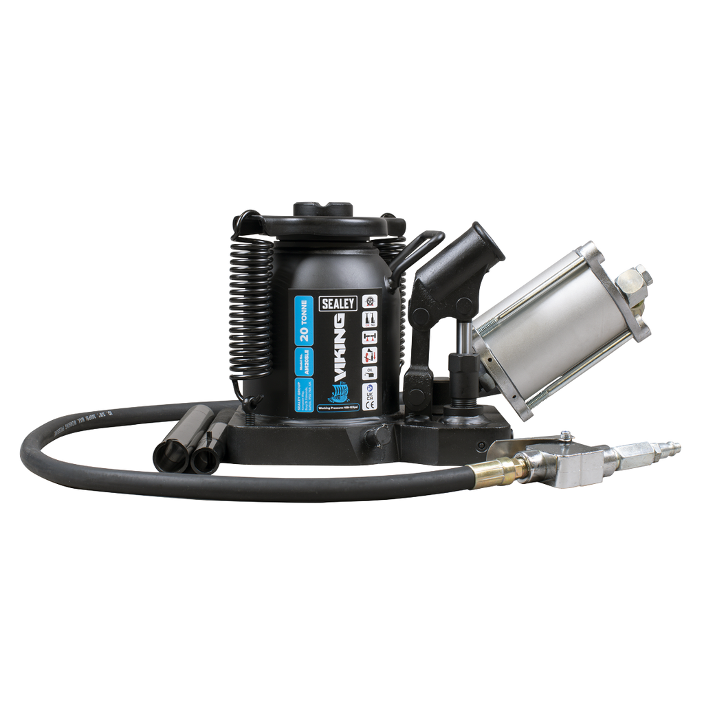 Sealey AM20SLE Viking Professional Manual/Air Hydraulic Bottle Jack, 20 Tonne Capacity