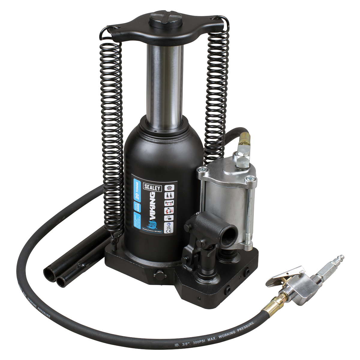 Viking Manual/Air Hydraulic Bottle Jack 20 Tonne