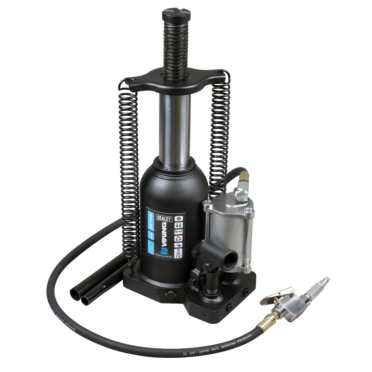 Viking Manual/Air Hydraulic Bottle Jack 20 Tonne