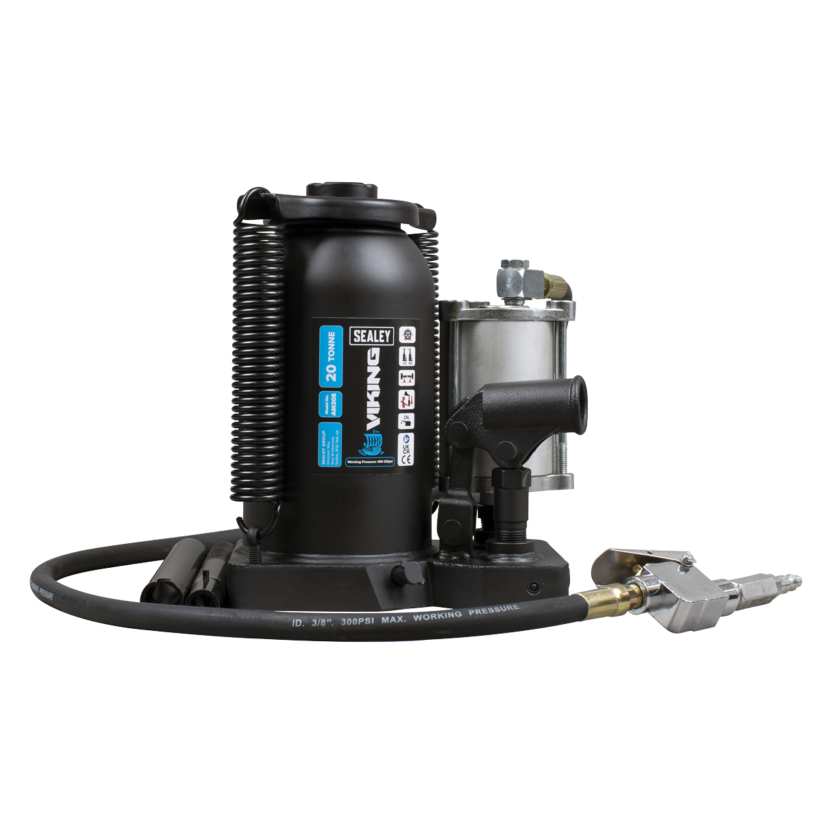 Viking Manual/Air Hydraulic Bottle Jack 20 Tonne