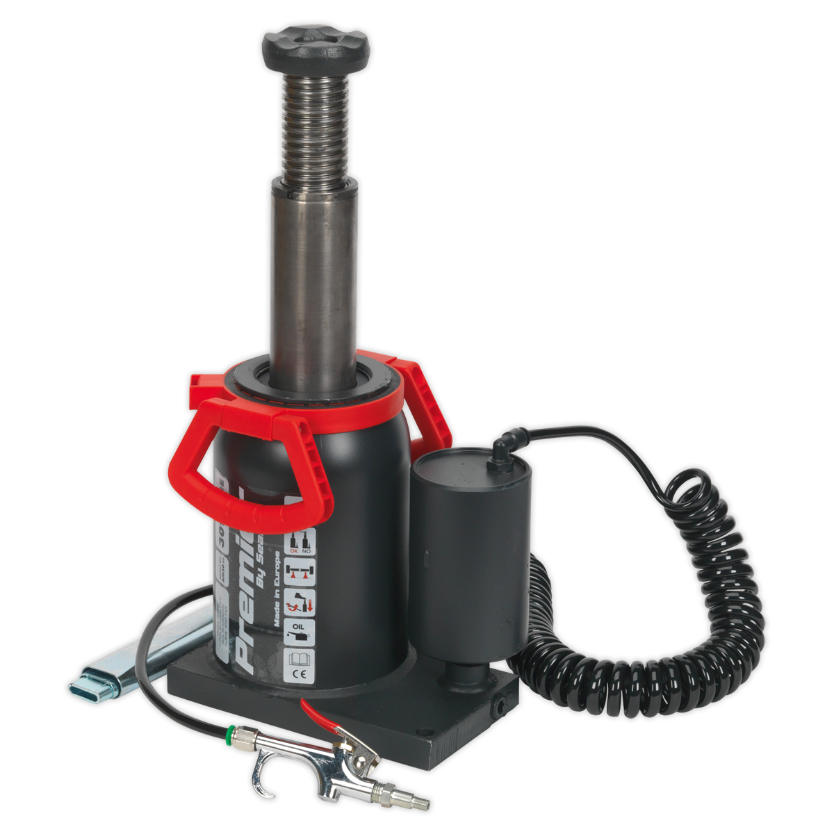Premier Manual/Air Hydraulic Bottle Jack 30 Tonne