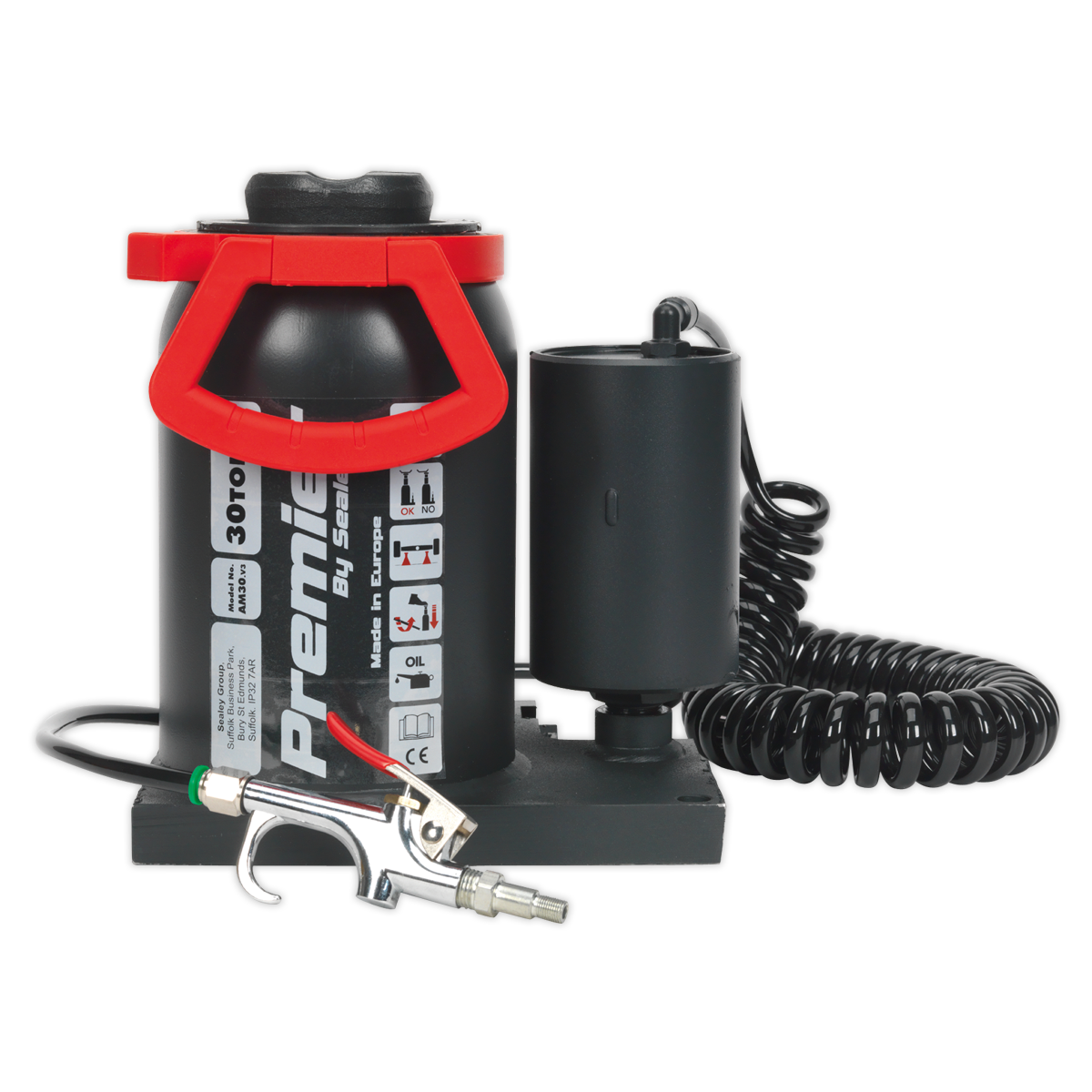 Premier Manual/Air Hydraulic Bottle Jack 30 Tonne
