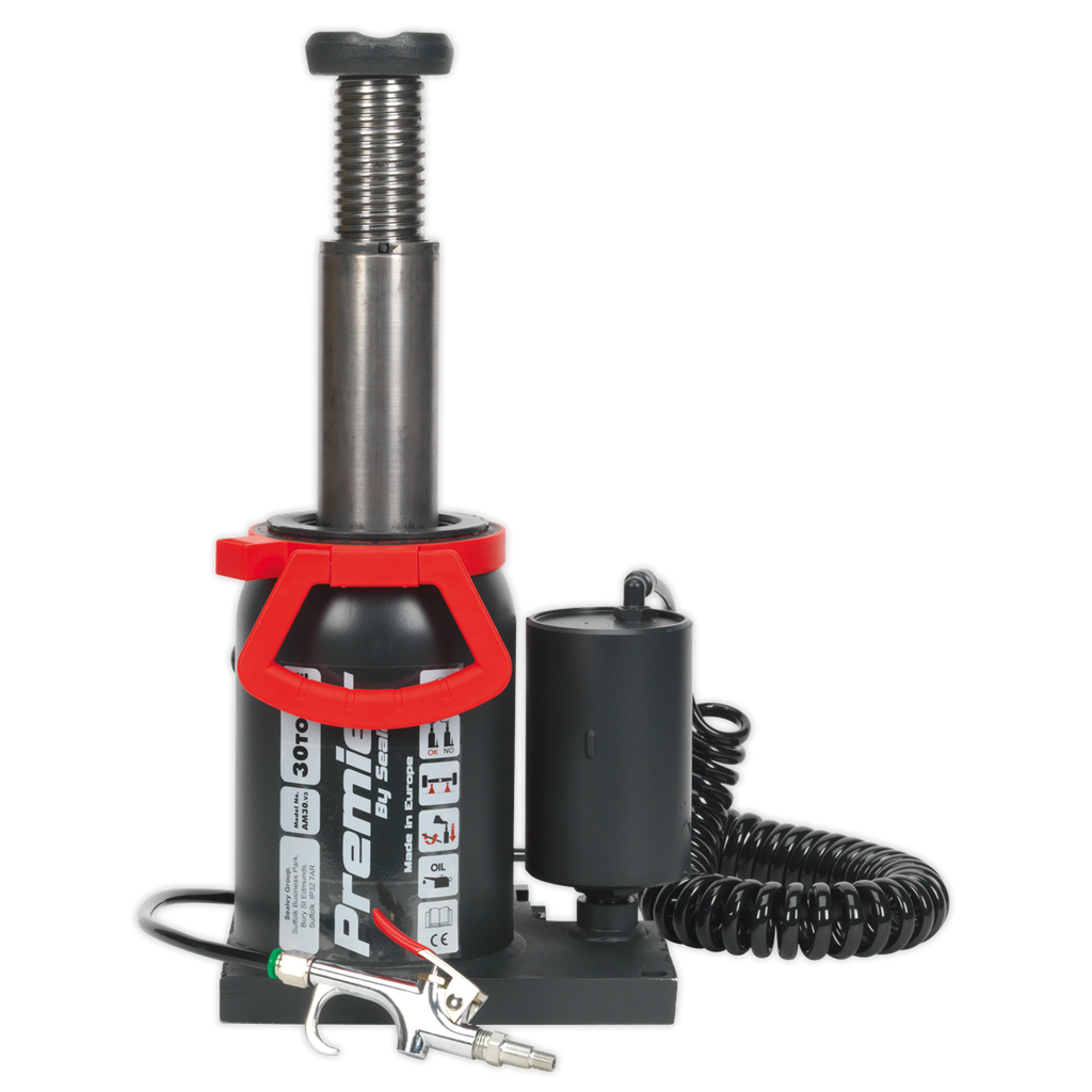 Premier Manual/Air Hydraulic Bottle Jack 30 Tonne