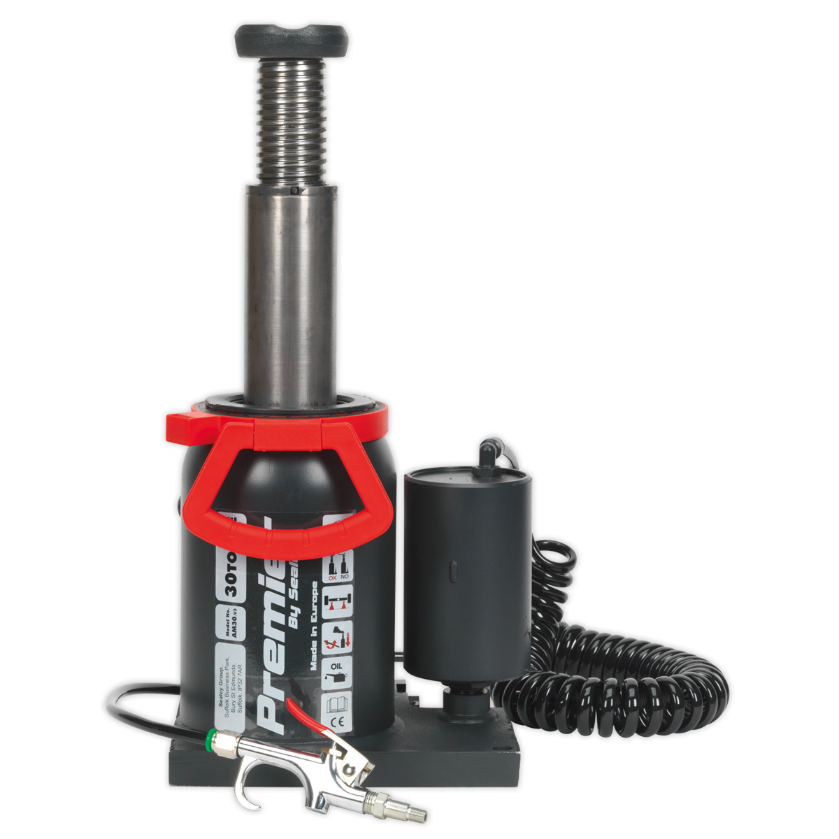 Premier Manual/Air Hydraulic Bottle Jack 30 Tonne