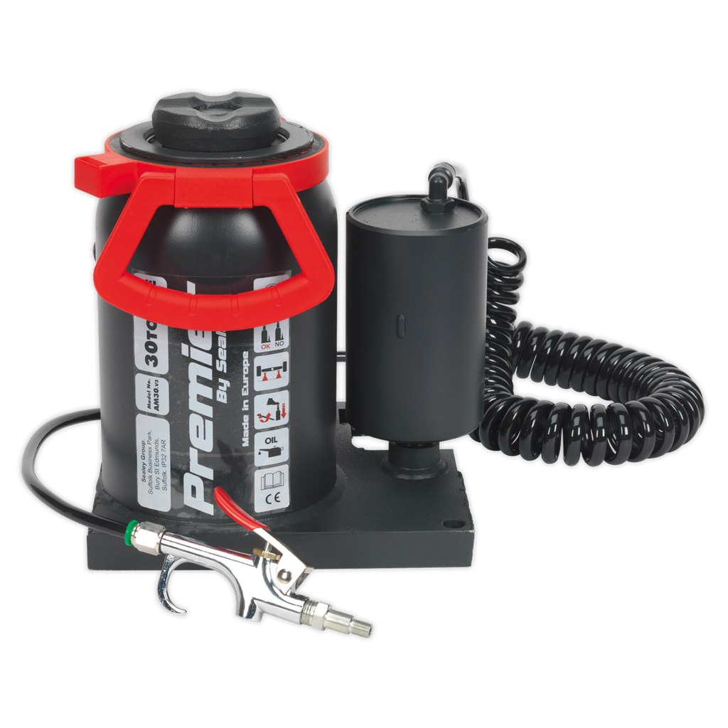 Premier Manual/Air Hydraulic Bottle Jack 30 Tonne