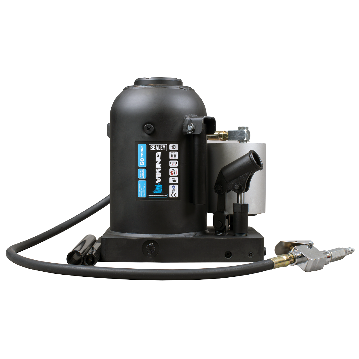 Viking Manual/Air Hydraulic Bottle Jack 50 Tonne