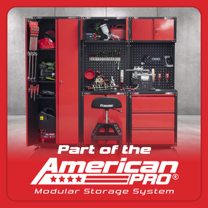 Complete Garage Storage System with 2 Mobile Trolleys