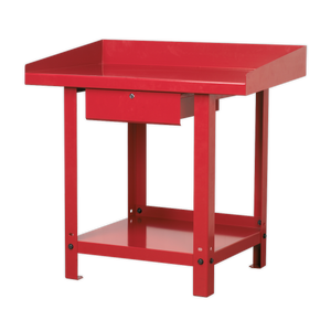 Steel Workbench with Drawer 1m