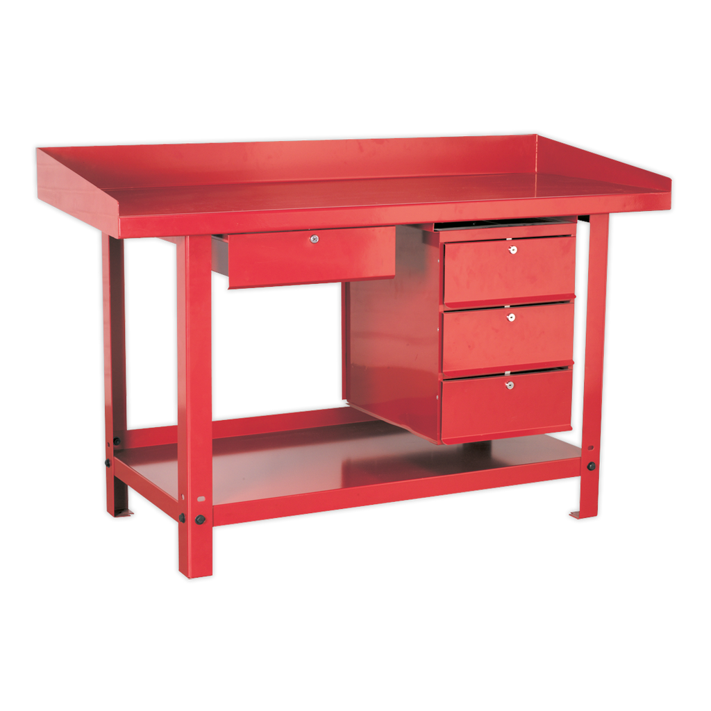 Steel Workbench with Drawer 1.5m