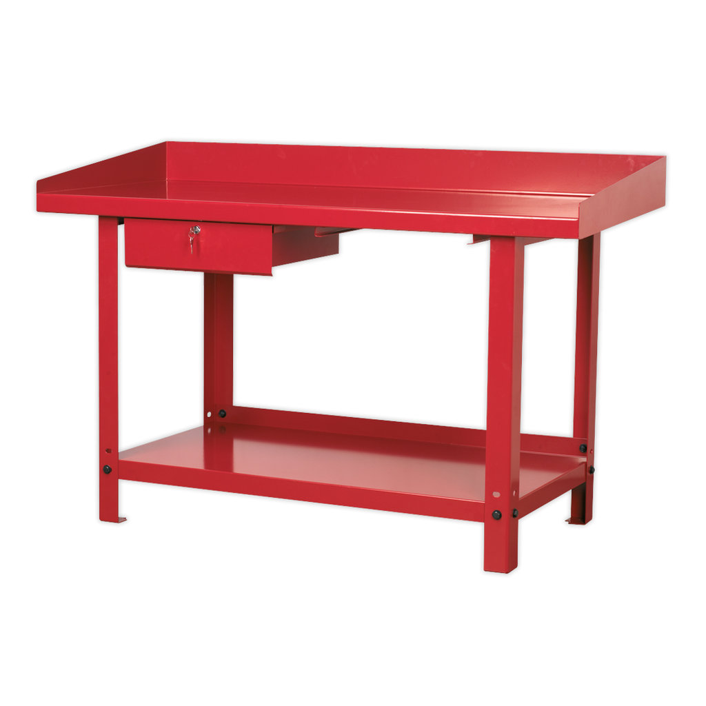 Steel Workbench with Drawer 1.5m