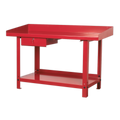 Steel Workbench with Drawer 1.5m