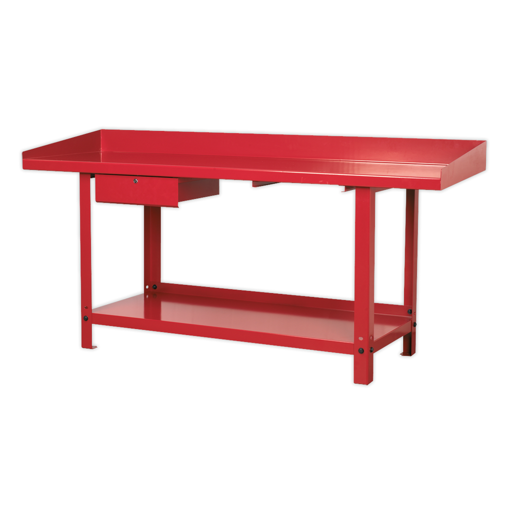Steel Workbench with Drawer 2m