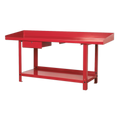 Steel Workbench with Drawer 2m