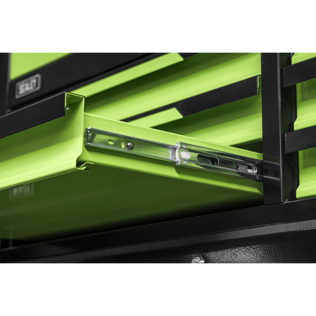 Superline Pro® Topchest & Rollcab Combination 12 Drawer & 1 Door Cupboard - Green