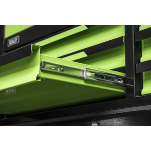 Superline Pro® Topchest & Rollcab Combination 12 Drawer & 1 Door Cupboard - Green