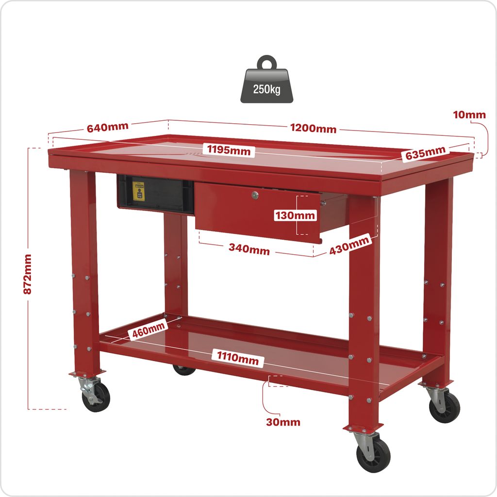 Mobile Engine Repair Workbench