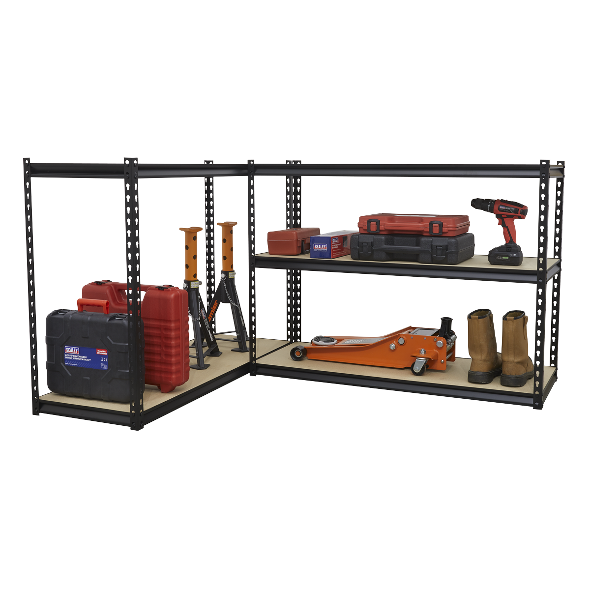 Racking Unit with 5 Shelves 220kg Capacity Per Level
