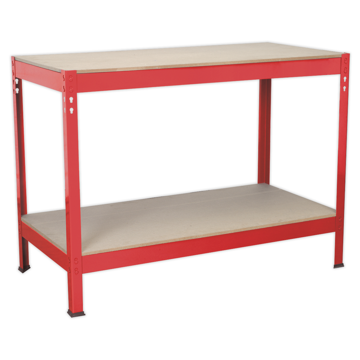 Steel Workbench with Wooden Top 1.2m