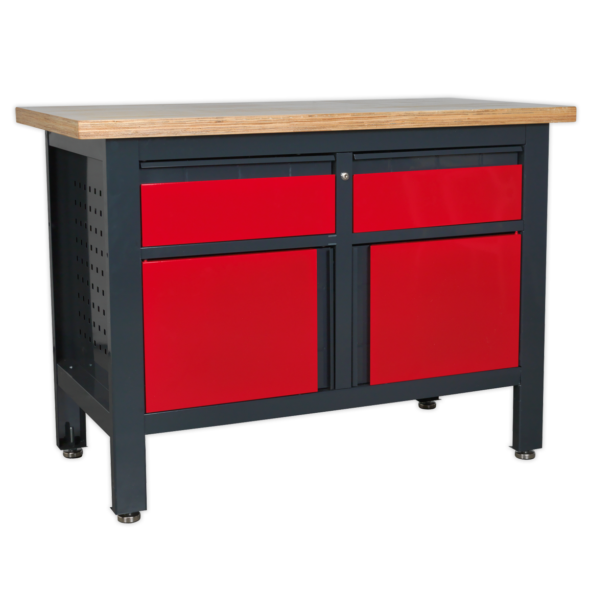 Workbench with 2 Drawers & 2 Cupboards