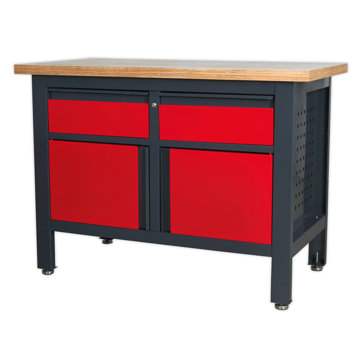 Workbench with 2 Drawers & 2 Cupboards