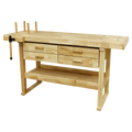 Woodworking Bench with 4 Drawers