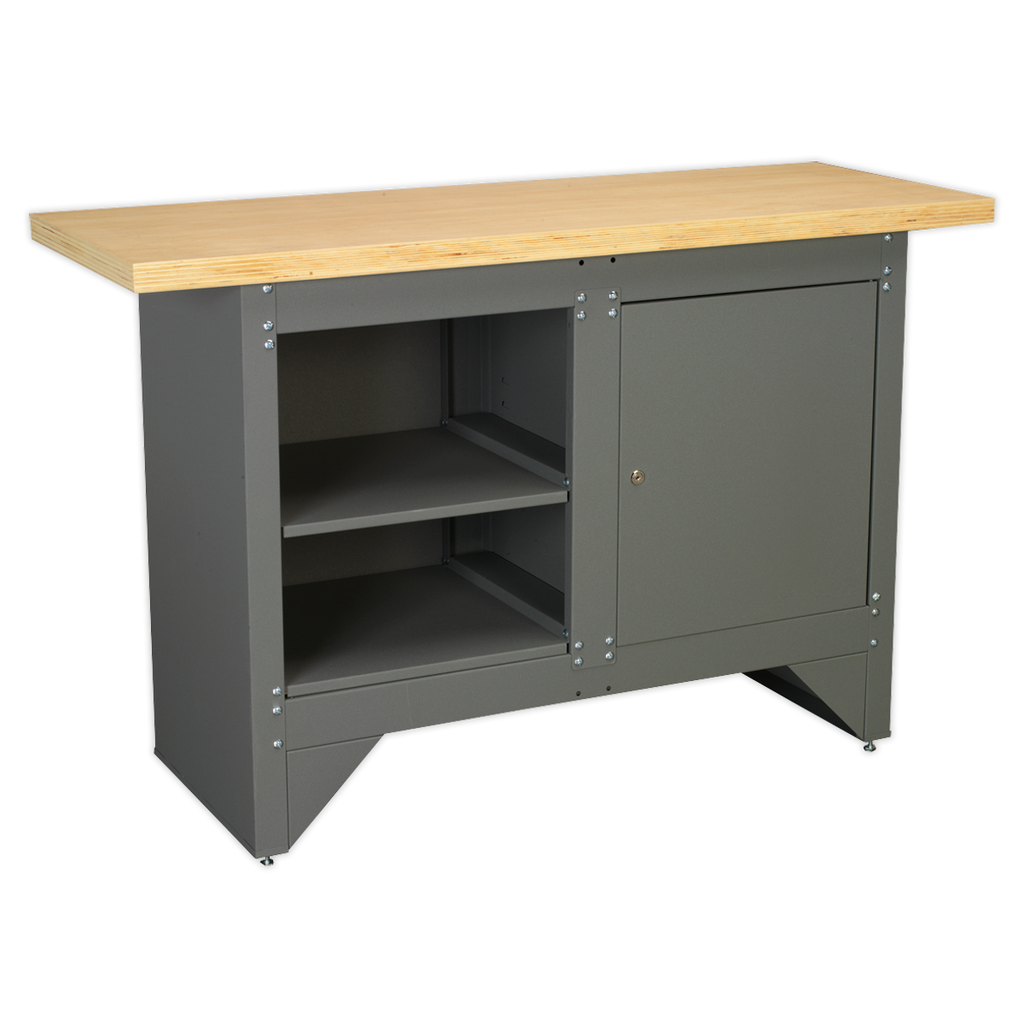 Heavy-Duty Workbench with Lockable Cupboard (AP2010)