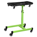 Adjustable-Height Mobile Workstation with Removable Top Tray