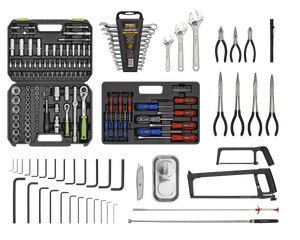 Sealey AP2200BBCOMBO American Pro Topchest & Rollcab Combination with 170 Piece Tool Kit, 6 Drawer