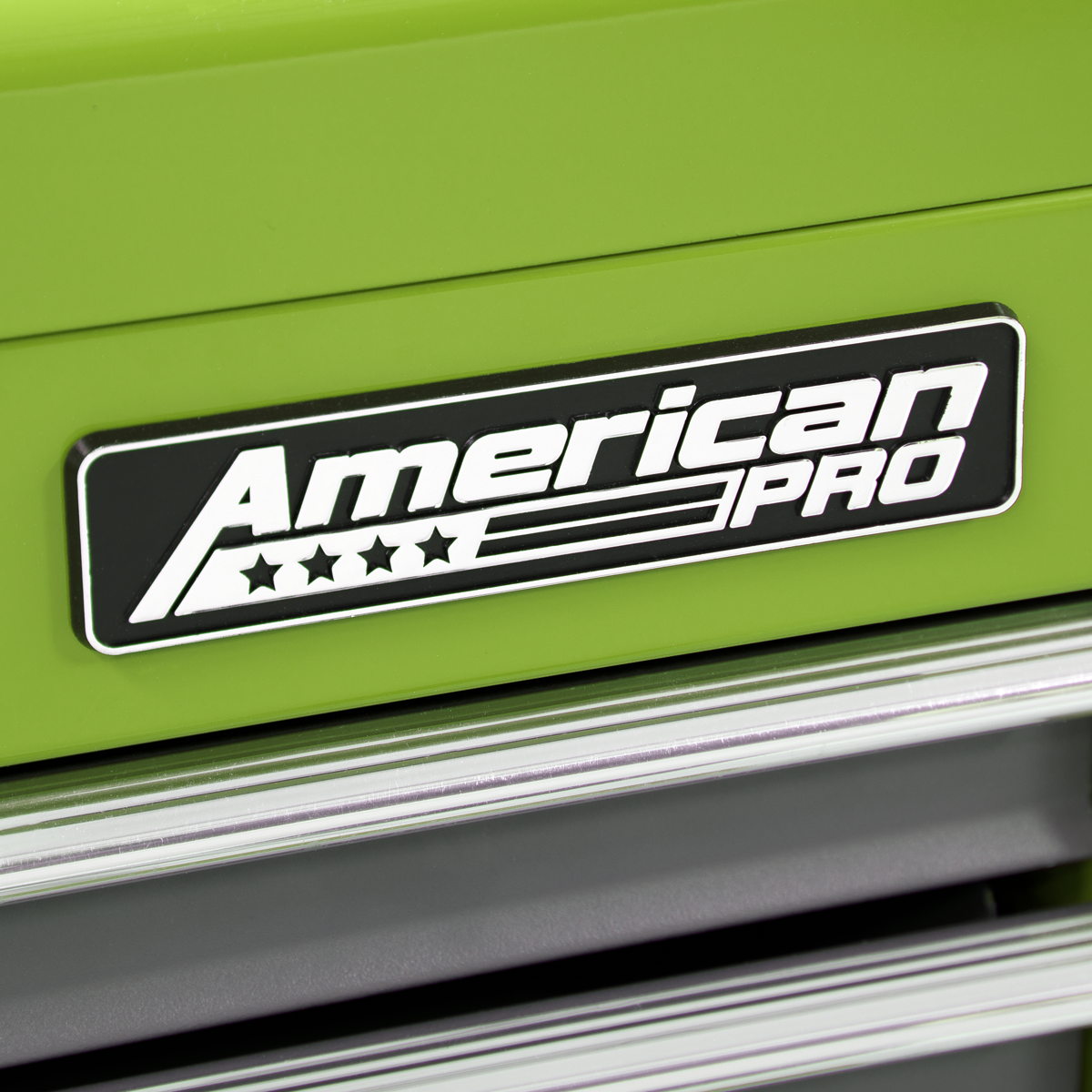 American PRO® Topchest & Rollcab Combination 6 Drawer - Green/Grey