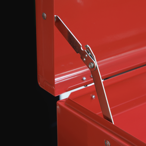 American PRO® Topchest, Mid-Box Tool Chest & Rollcab Stack 9 Drawer - Red