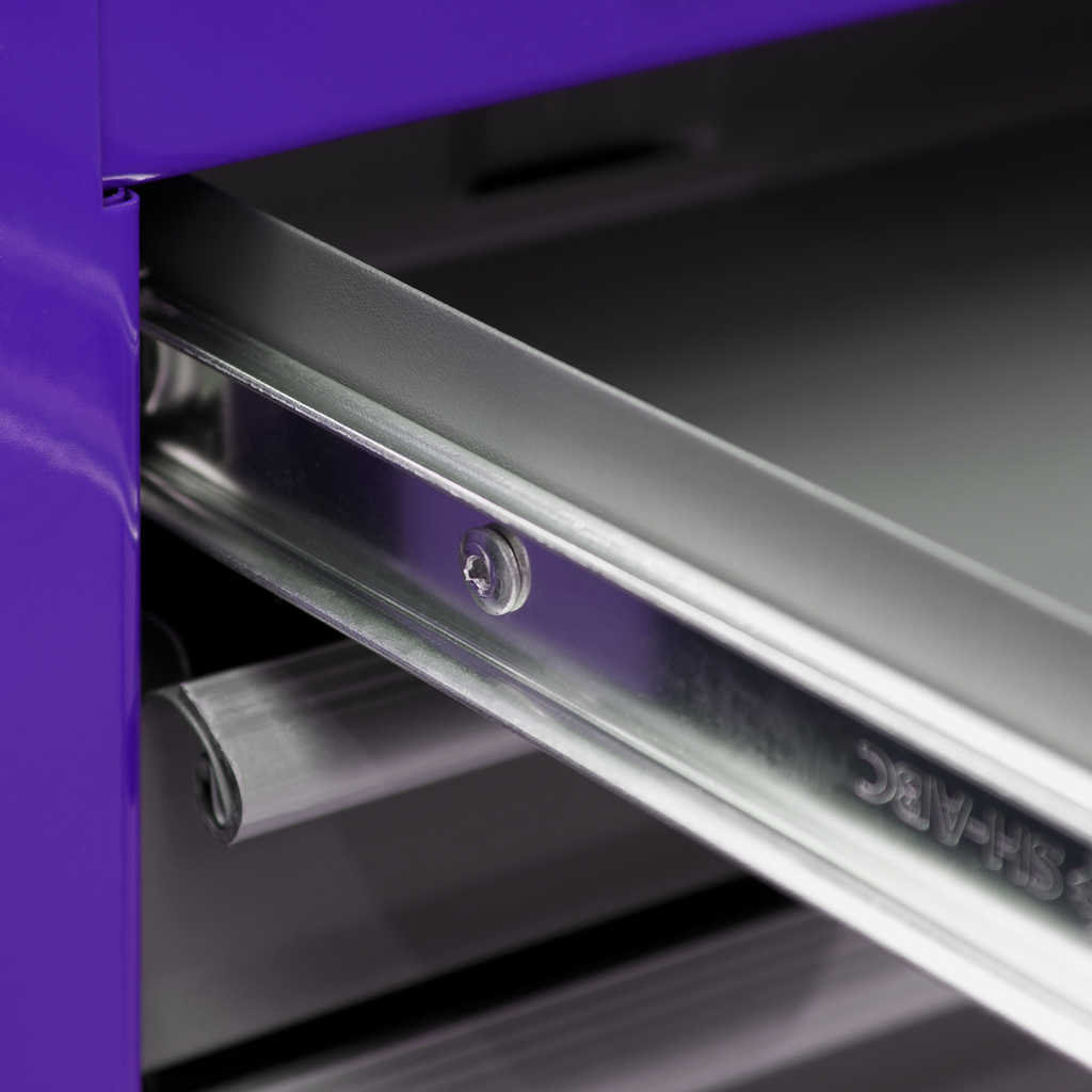 American PRO® Mid-Box Tool Chest, 3 Drawer, Purple/Grey (AP22309BBCP) (Factory Refurbished A)