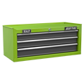 American PRO® Mid-Box Tool Chest, 3 Drawer, Green/Grey (AP22309BBHV)