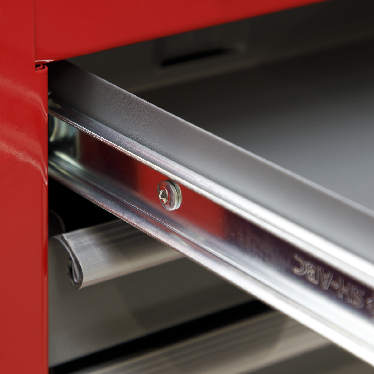 American PRO® Mid-Box Tool Chest, 3 Drawer, Red/Grey (AP22309BB)