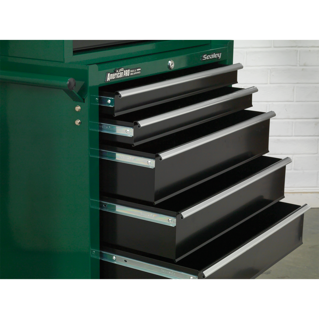 American PRO® Rollcab 7 Drawer - Red/Grey