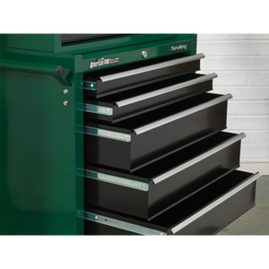 American PRO® Rollcab 7 Drawer - Red/Grey