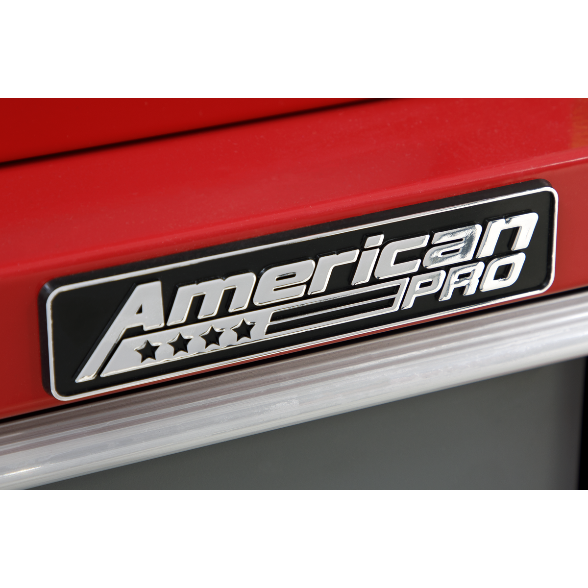American PRO® Rollcab 7 Drawer - Red/Grey