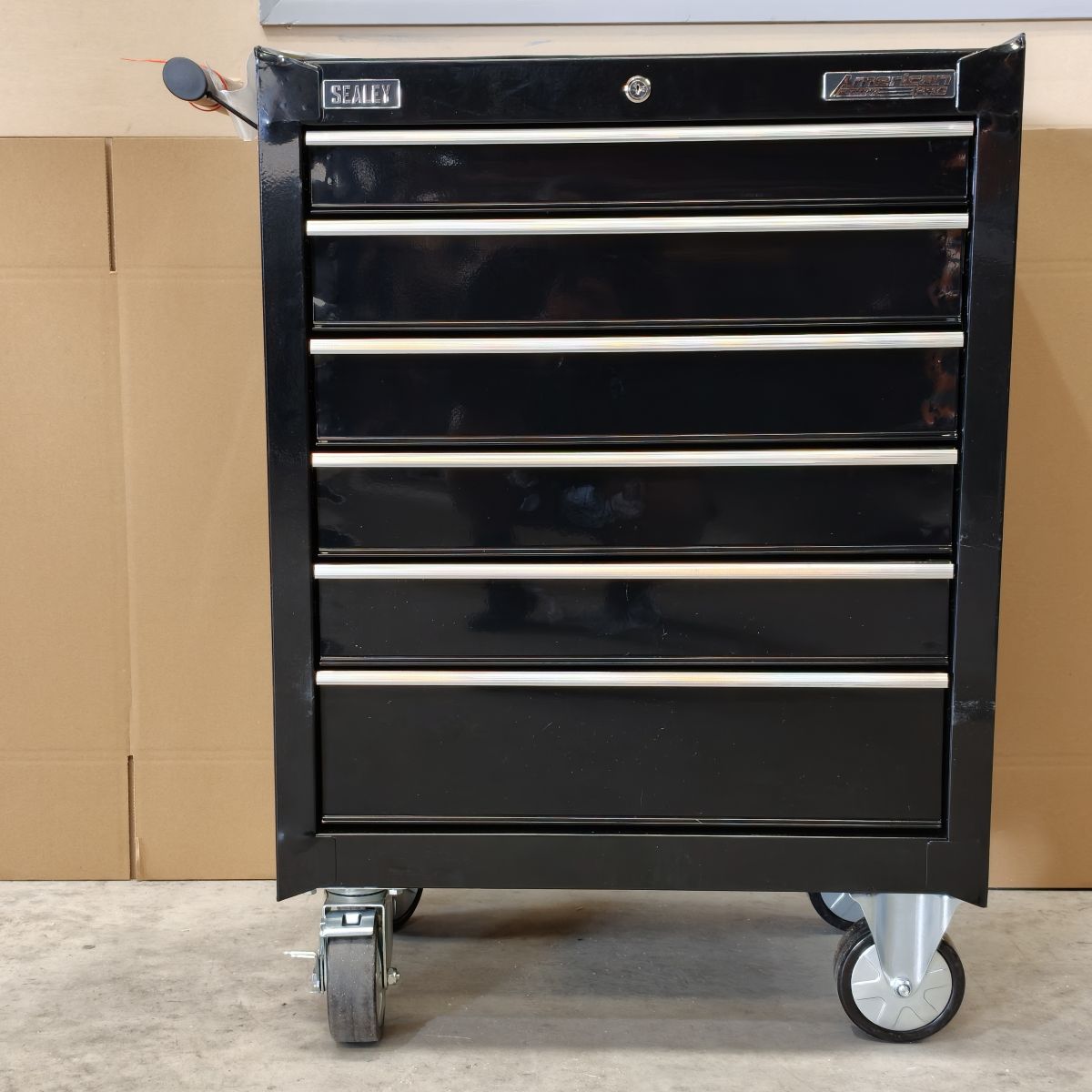 American PRO® Rollcab, 6 Drawer, Black (AP226B)