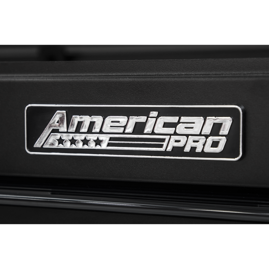 American PRO® Topchest & Rollcab Combination, 6 Drawer, Black (AP22BK)