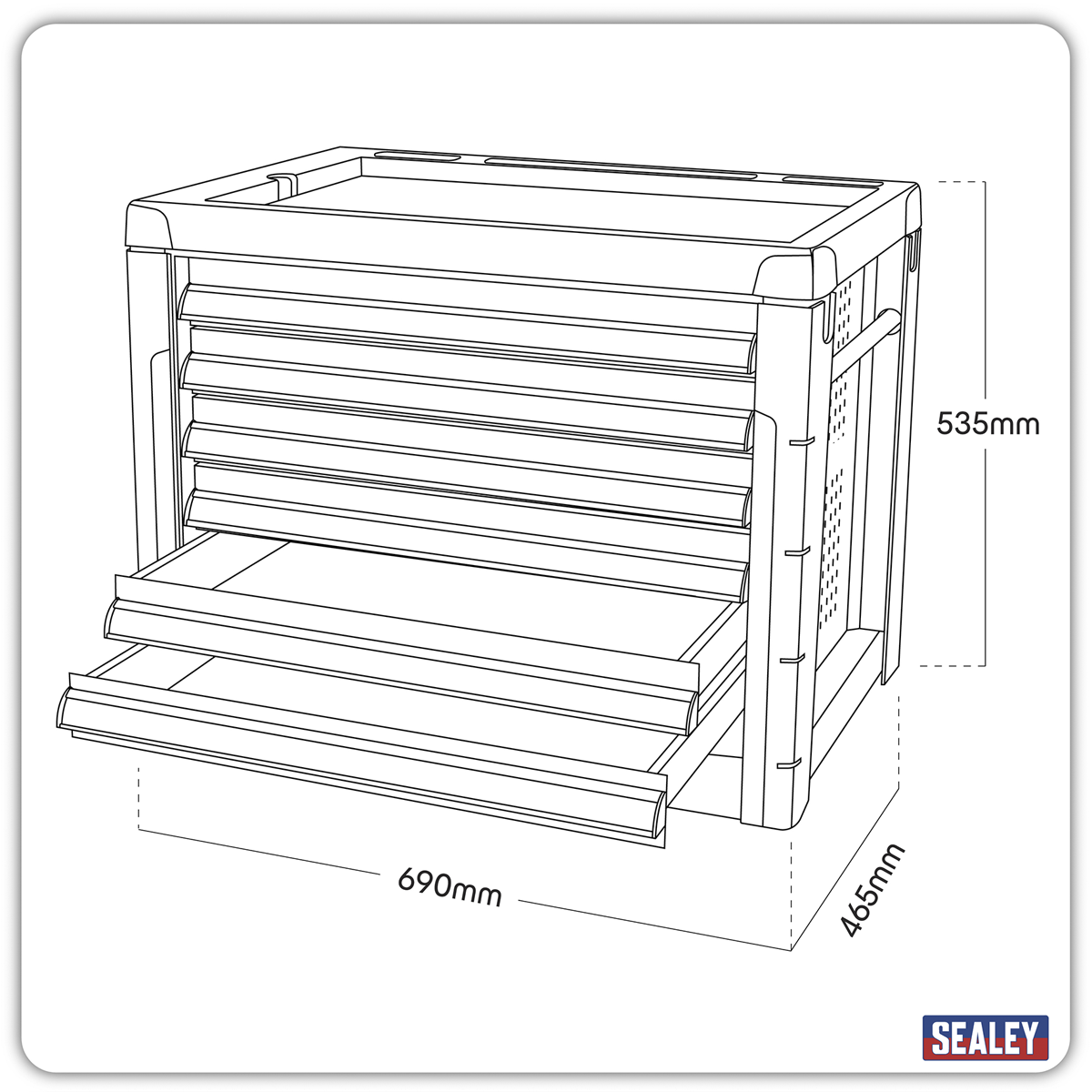 Premier™ Topchest, 6 Drawer (AP2403)