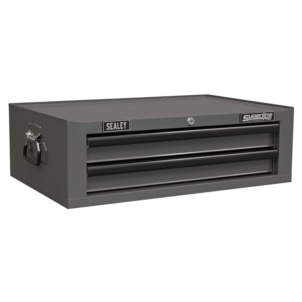 Superline PRO® Mid-Box Tool Chest 3 Drawer - Grey/Black