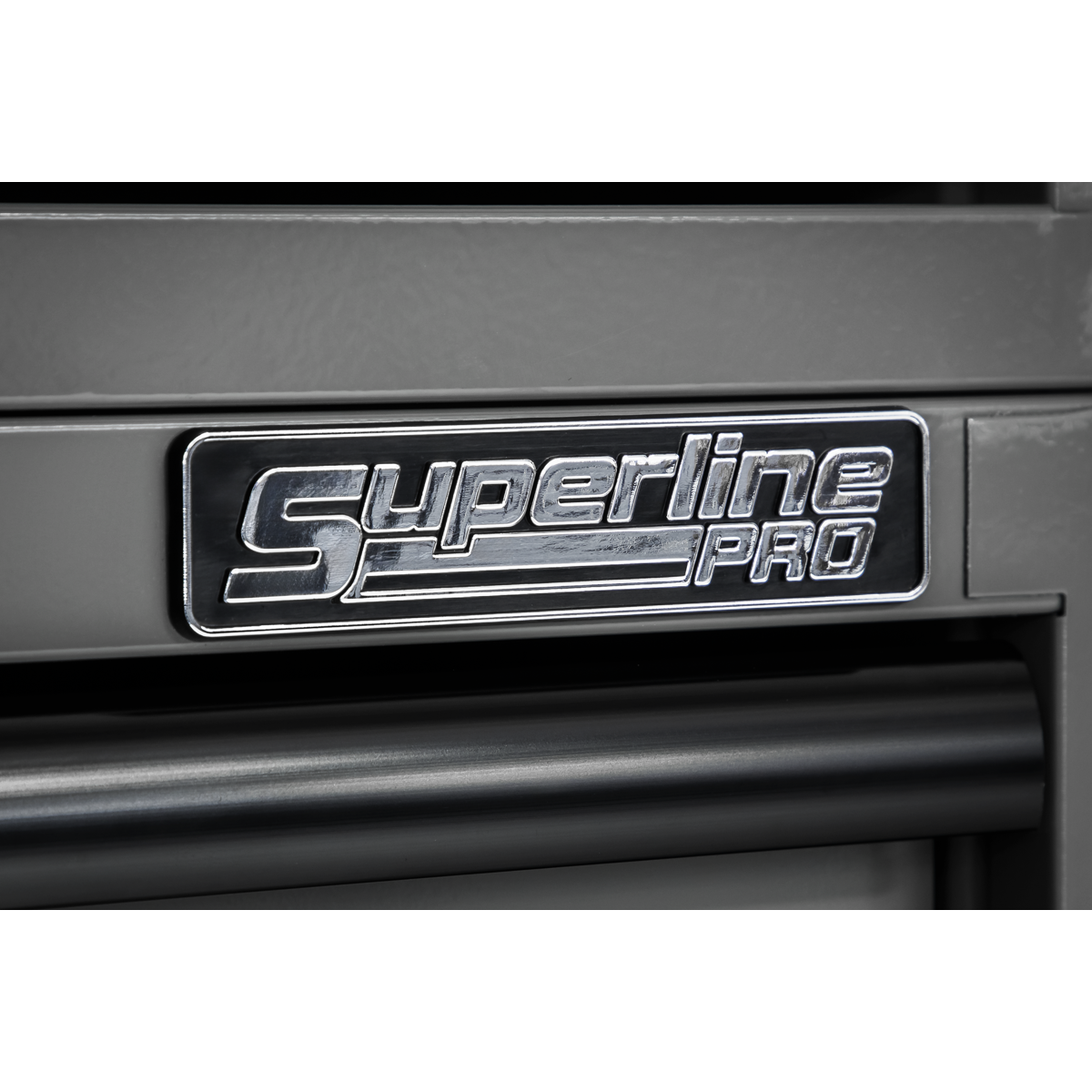 Superline PRO® Heavy-Duty Mid-Box Tool Chest, 2 Drawer, Grey/Black (AP26029TG)