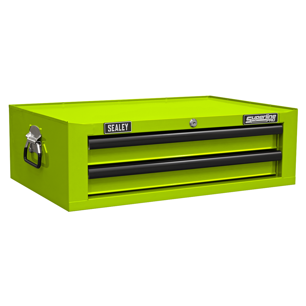 Superline PRO® Mid-Box Tool Chest 3 Drawer - Green/Black
