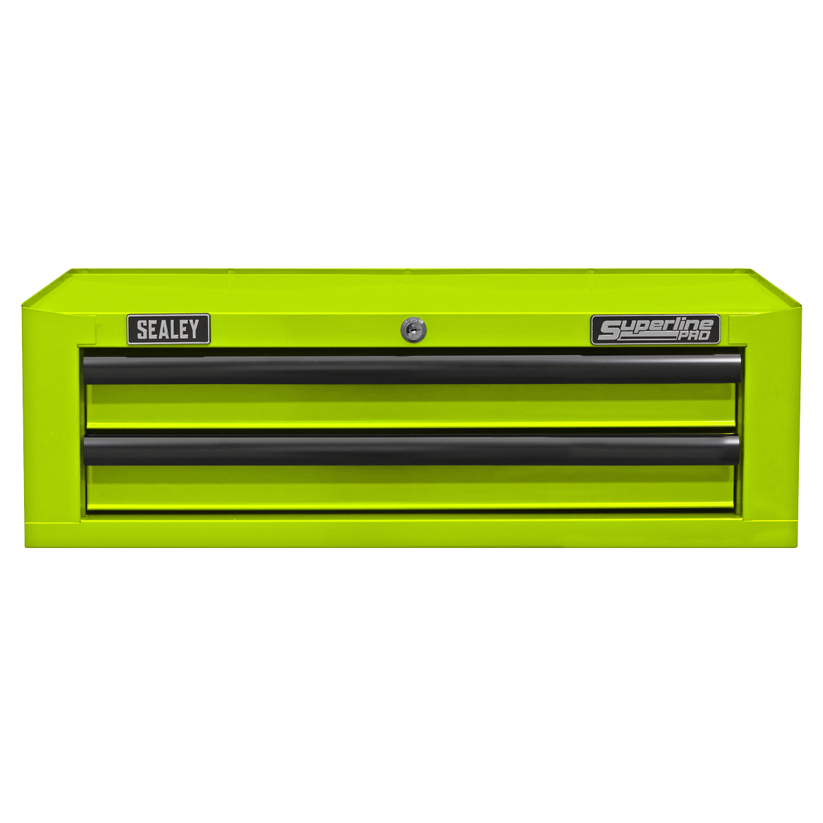 Superline PRO® Heavy-Duty Mid-Box Tool Chest, 2 Drawer, Green/Black (AP26029THV)