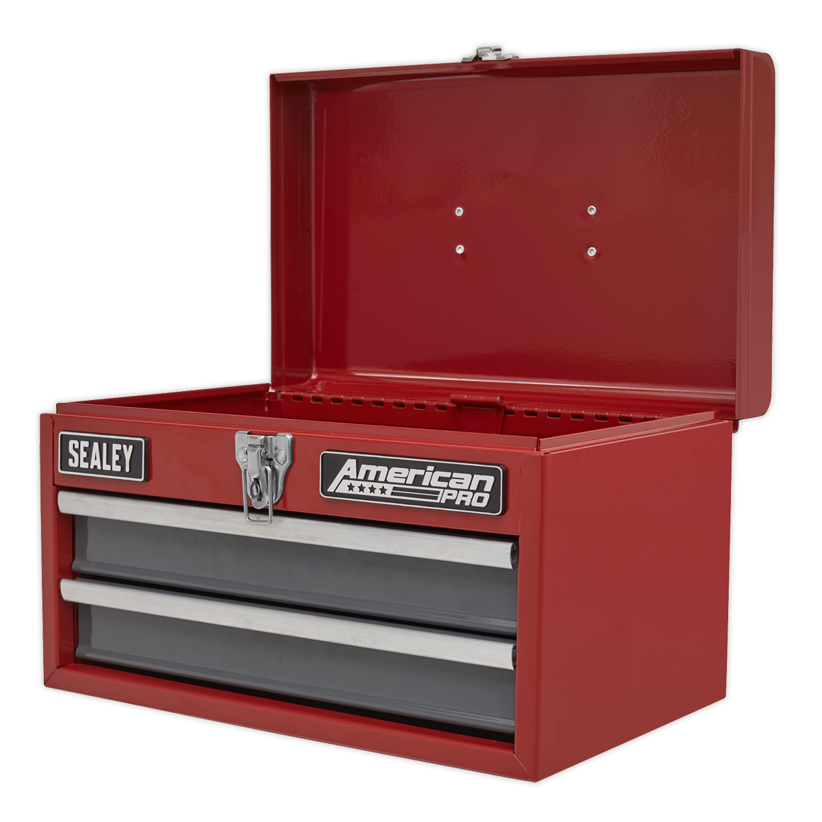 American PRO® Toolbox, 2 Drawer, Red/Grey (AP2602BB)