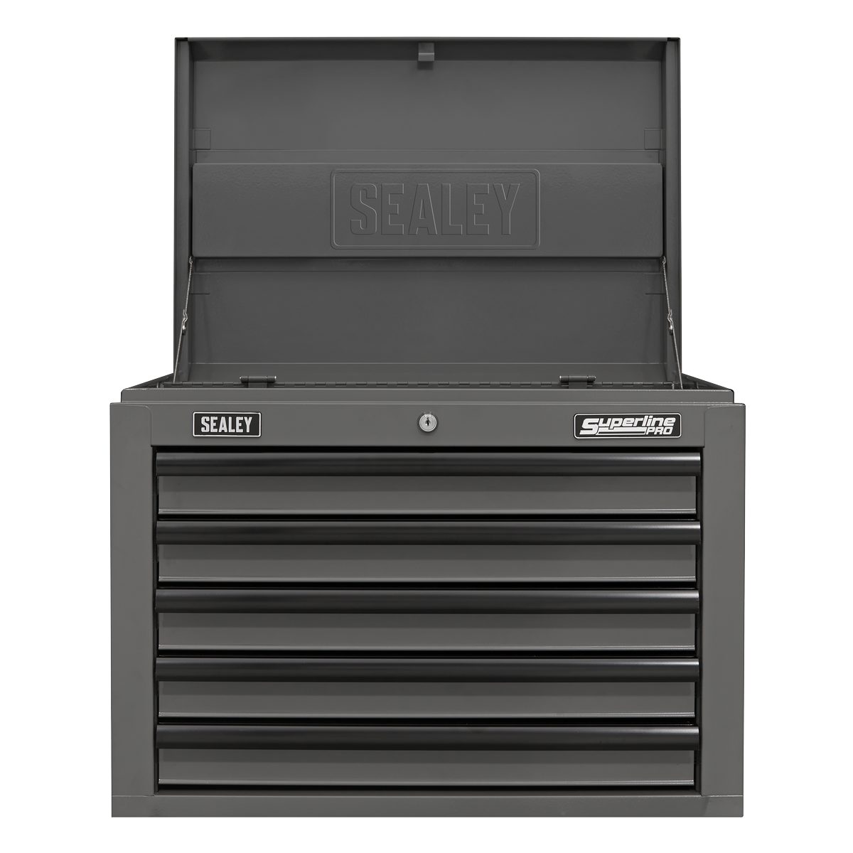 Superline PRO® Topchest 5 Drawer - Grey/Black