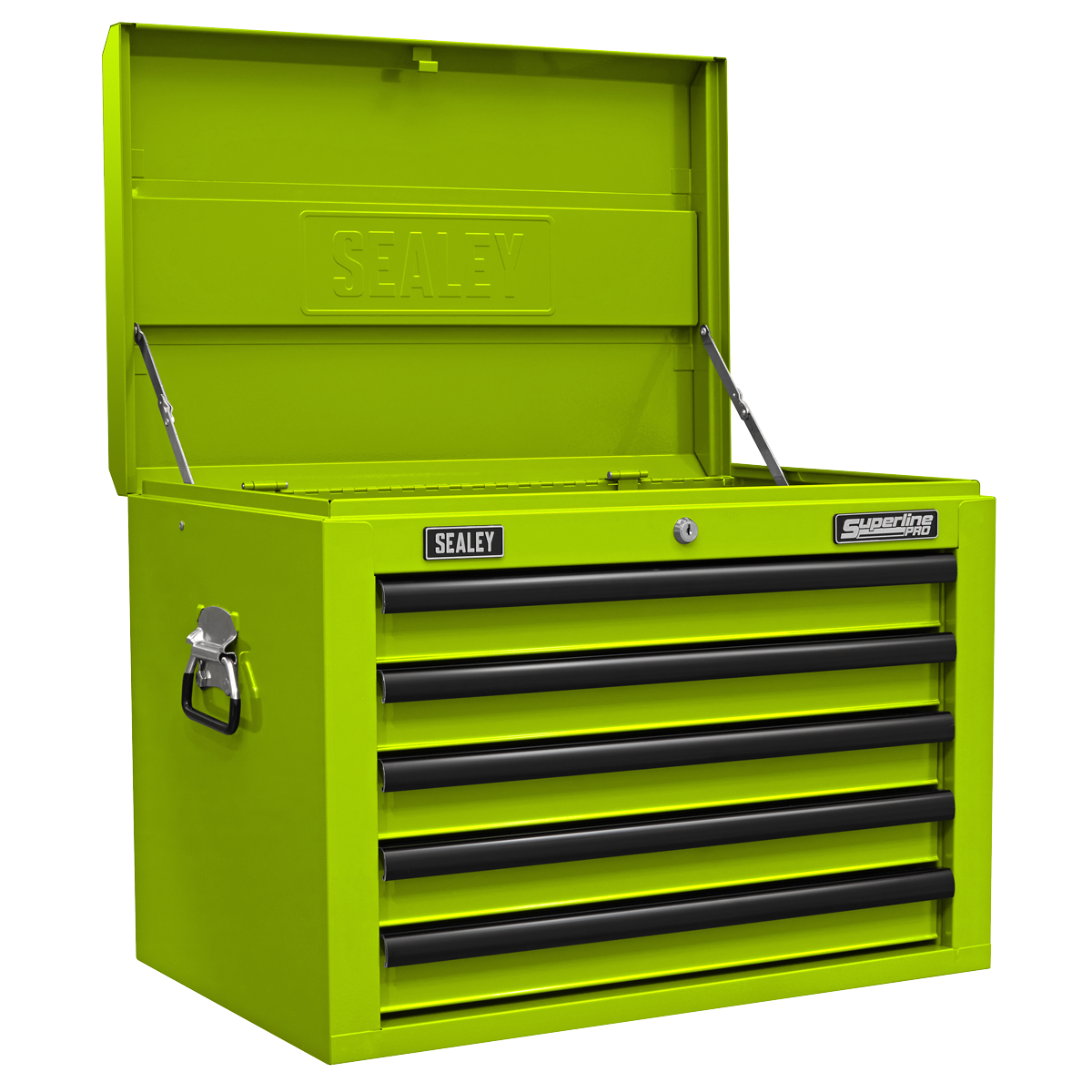 Superline PRO® Topchest 5 Drawer - Green/Black