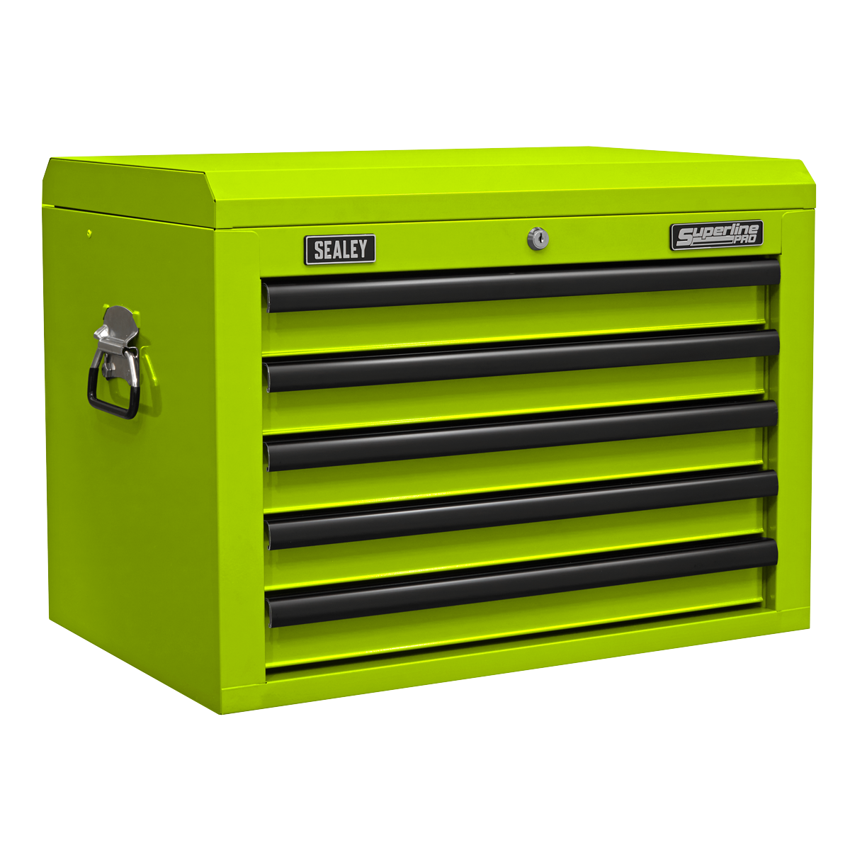 Superline PRO® Topchest 5 Drawer - Green/Black