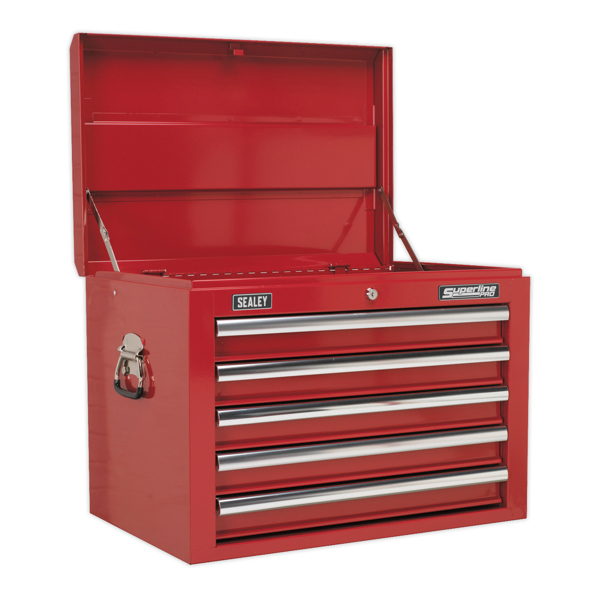 Superline PRO® Tool Chest Combination 14 Drawer with 446pc Tool Kit - Red